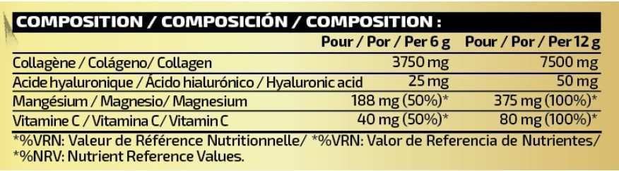 COLAGENO PROFESSIONAL (400g) IOGENIX 1 info Colageno