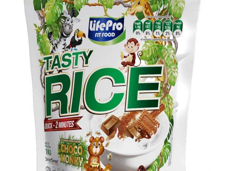 life pro fit food tasty rice choco monky 1kg