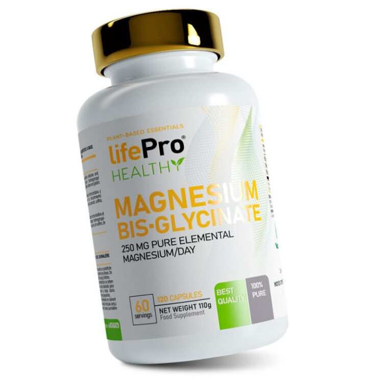 life pro bisglicinato de magnesio 120 caps 1