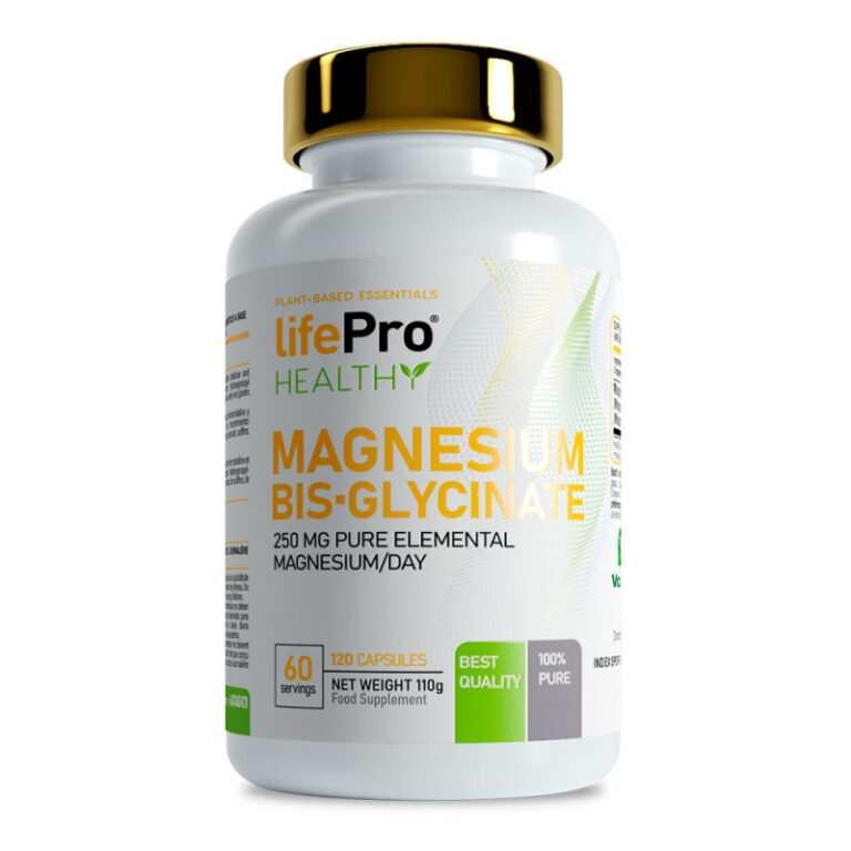 life pro bisglicinato de magnesio 120 caps