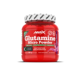 Glutamina Micronizada Micro Powder Drink 360gr AMIX Frutas del Bosque