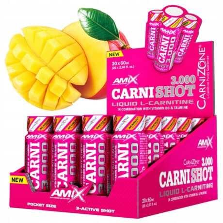 L-Carnitina CarniShot 3000 20 x 60 ml AMIX Mango