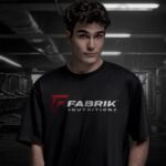 Camiseta OVERSIZE negra Fabrik Nutrition