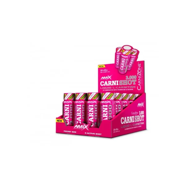 L-Carnitina CarniShot 3000 20 x 60 ml AMIX Mango - Imagen 2