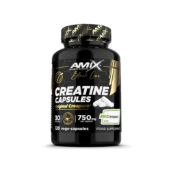 Creatina Creapure 120 Vege-Caps AMIX Black Line