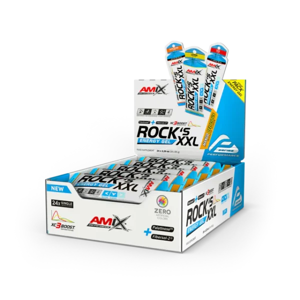 Geles Energéticos Rock's Energy Gel XXL Sin Cafeína Amix Performance - Imagen 4