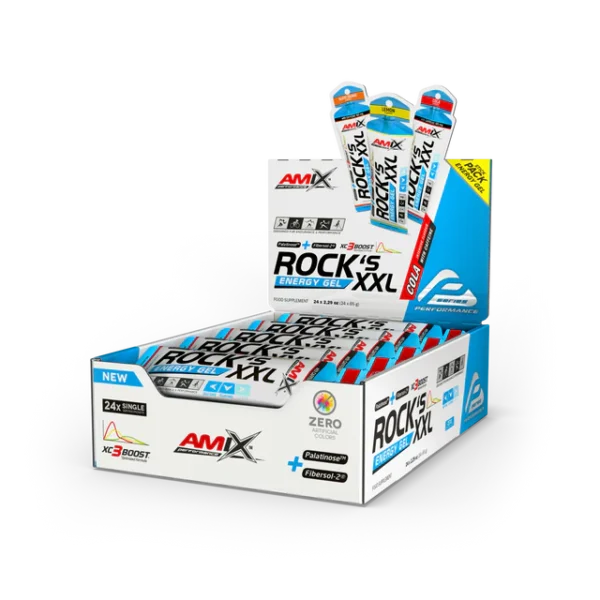 Geles Energéticos Rock's Energy Gel XXL Con Cafeína Amix Performance - Imagen 4