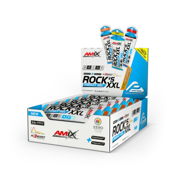Geles Energéticos Rock's Energy Gel XXL Con Cafeína Amix Performance - Imagen 3
