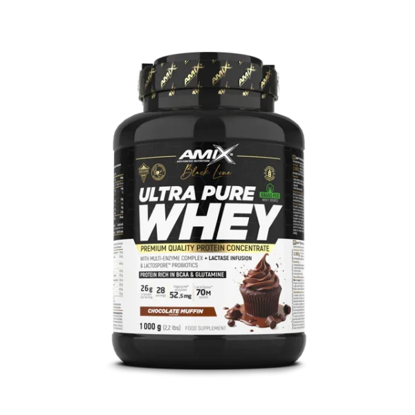 Proteína Ultra Pure Whey AMIX Black Line - Imagen 7