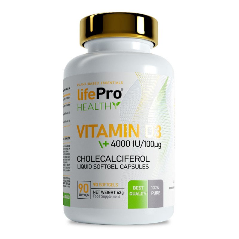 life pro vitamina d3 4000 ui 90 softgels