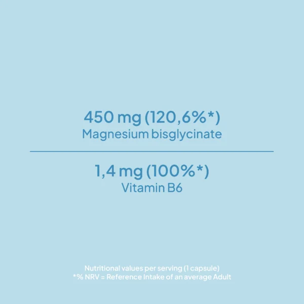 Bisglicinato de Magnesio + Vitamina B6 - 90 Cápsulas Beverly - Imagen 2