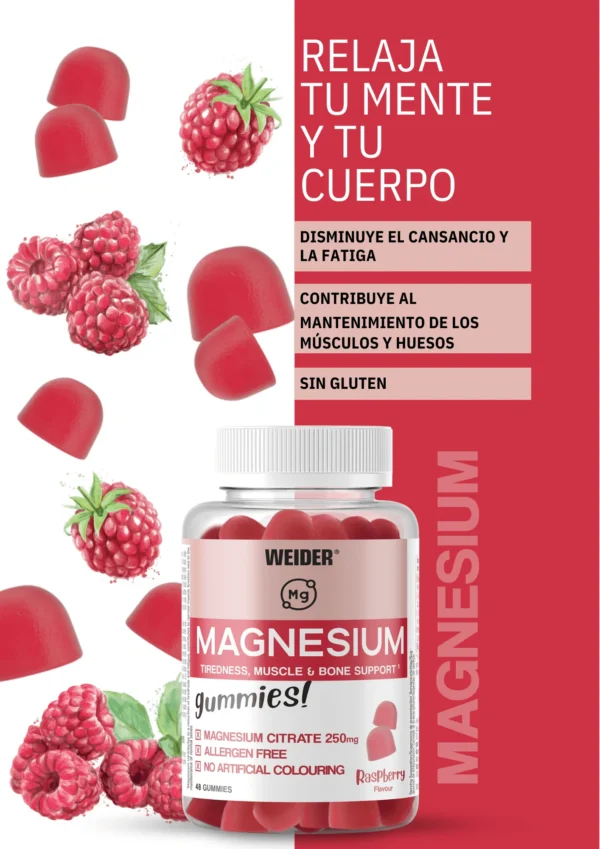 MAGNESIUM GUMMIES WEIDER - Imagen 2