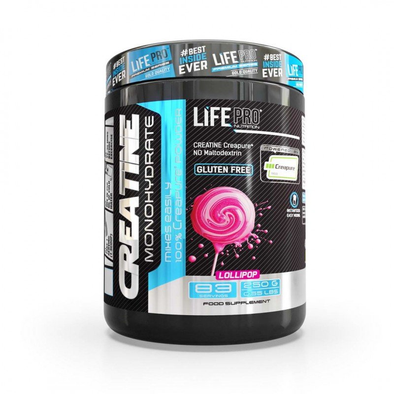 life pro creatine creapure 250g lollipop